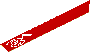 Sticker 0.6 x 4.5 Trapezoid with White "v8" on Right Side on Red Background (Formed) Sticker 0.6 x 4.5 Trapezoid with White "v8" on Right Side on Red Background (Formed)