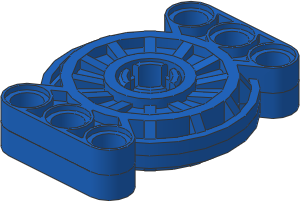~_Technic Turntable  5 x  5 (Complete) Blue (Obsolete)