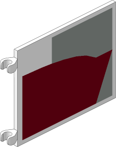 ~_Flag  6 x  4 with SW Jedi Starfighter Pattern White (Obsolete)