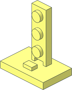 Train Signal Stand