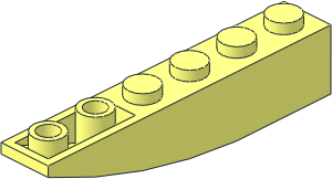 =Slope Brick Curved 6 x 1 Inverted =Slope Brick Curved 6 x 1 Inverted