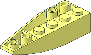 Wedge 2 x 6 Double Inverted Right Wedge 2 x 6 Double Inverted Right