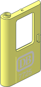 Train Door  1 x  4 x  5 Left with Sticker DB 7725