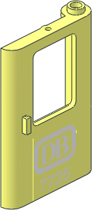 Train Door  1 x  4 x  5 Right with Sticker DB 7725
