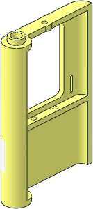 Train Door 1 x 4 x 5 Right White Stripe w Sticker DB 7745 Train Door 1 x 4 x 5 Right White Stripe w Sticker DB 7745