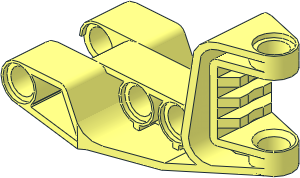 Technic Steering Arm Large with Four Holes Technic Steering Arm Large with Four Holes