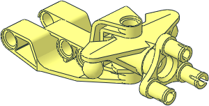 Technic Steering Arm With 2 Ball Joints (Complete) Technic Steering Arm With 2 Ball Joints (Complete)