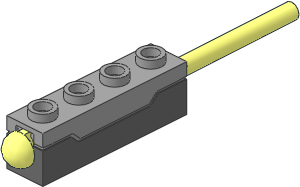 Spring Shooter  1 x  4 x  1 [71/72] with Loaded Arrow
