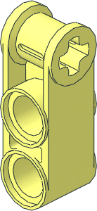 Technic Cross Block 1 x 3 (Axle/Pin/Pin)