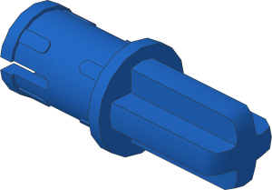 ~_Technic Axle Pin with Friction Blue (Obsolete)