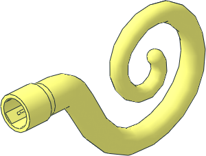 Animal Monkey Curved Tail Large