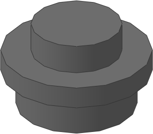 ~_Plate  1 x  1 Round Dark Bluish Grey (Obsolete) ~_Plate  1 x  1 Round Dark Bluish Grey (Obsolete)