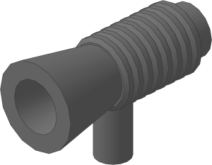 ~_Minifig Loudhailer Dark Bluish Grey (Obsolete)