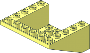 Slope Brick 33  5 x  6 x  2 Inverted