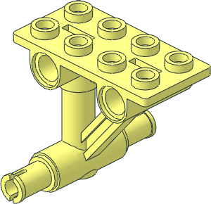 Plate  2 x  4 with Holes and Pins