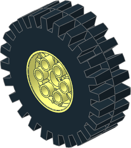 Wheel Rim 20 x 30 Smooth with 6 Pinholes with Tyre 20/ 83 x 30 Offset Tread Wheel Rim 20 x 30 Smooth with 6 Pinholes with Tyre 20/ 83 x 30 Offset Tread