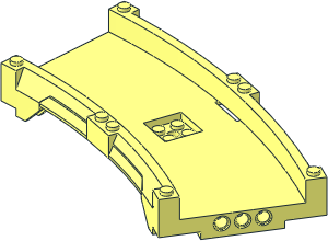 Car Track 16 x  8 x  2 Curve