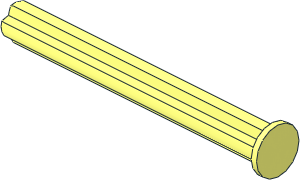 Technic Axle  5 with Stop