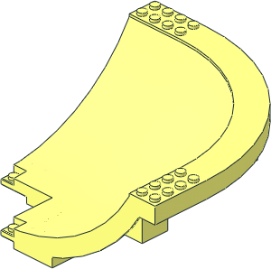 Panel Ramp Curved Turn 16 x 16 x  6