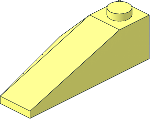 Wedge  4 x  2 Double Right Wedge  4 x  2 Double Right