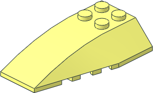 Wedge  6 x  4 Triple Curved