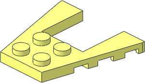 Wing  4 x  4 with  2 x  2 Cutout