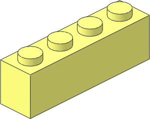 Wedge  4 x  2 Sloped Right