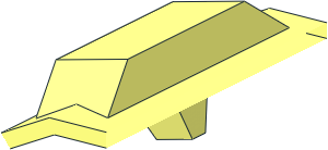 ~Caterpillar Track 1.7 Wide - Segment Curved ~Caterpillar Track 1.7 Wide - Segment Curved