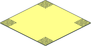 Baseplate 32 x 32 Road 6-Stud Crossroads Baseplate 32 x 32 Road 6-Stud Crossroads