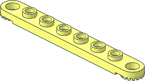 Technic Plate  1 x  8 with Holes