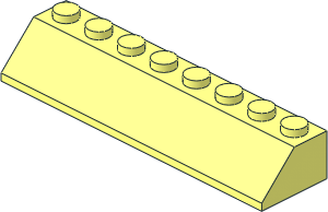 Slope Brick 45  2 x  8