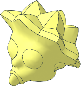 Minifig Head Simpsons Maggie Simpson