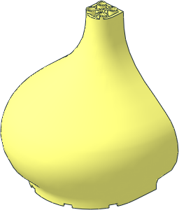 Roof Piece 8 x 12 x 10 Half Onion Dome Roof Piece 8 x 12 x 10 Half Onion Dome