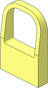 Window  1 x  4 x  5 Curved Top