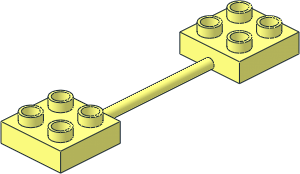 Duplo Plate  2 x  8 with 4L Bar