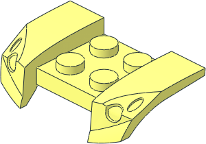 Car Mudguard  3 x  4 Overhanging