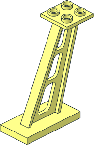 Support  2 x  4 x  5 Stanchion Inclined