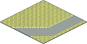 Baseplate 32 x 32 Road 9-Stud Driveway with Grey Pattern Baseplate 32 x 32 Road 9-Stud Driveway with Grey Pattern