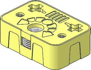 Technic Axle Joiner 3 x 2 with Axial Torsion Spring