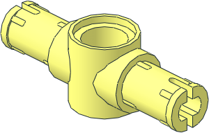 Technic Pin Long with Pin Hole Type 2
