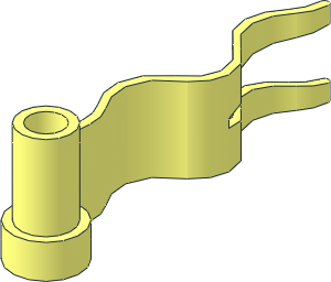 Flag  4 x  1 with First Wave Left