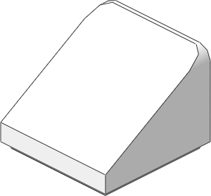 ~_Slope Brick 31  1 x  1 x  0.667 White (Obsolete) ~_Slope Brick 31  1 x  1 x  0.667 White (Obsolete)