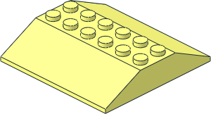 Slope Brick 33  6 x  6 Double