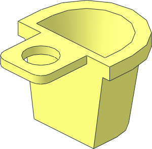 Minifig Container D-Basket