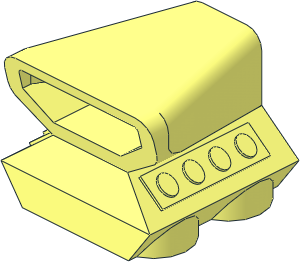 =Car Engine  2 x  2 with Air Scoop