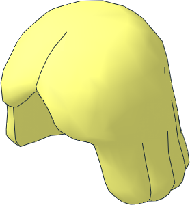 Minifig Hair Shoulder Length