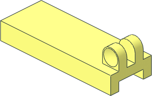 Hinge Tile  1 x  2 with 2 Fingers