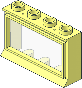 Window 1 x 4 x 2 Classic with Long Sill (Complete) Window 1 x 4 x 2 Classic with Long Sill (Complete)