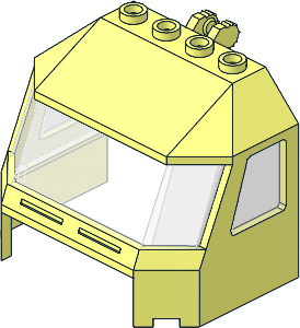 Windscreen  4 x  6 x  4 Cab with Hinge with Trans Clear Glass