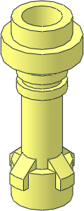 =Minifig Lightsaber Hilt without Bottom Ring =Minifig Lightsaber Hilt without Bottom Ring